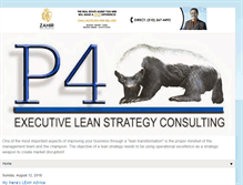 Tablet Screenshot of p4leanstrategy.com